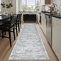 Soalmost Runner Rug 2x8 Washable Non-Slip Hallway Kitchen Runners Grey | Stain by Soalmost