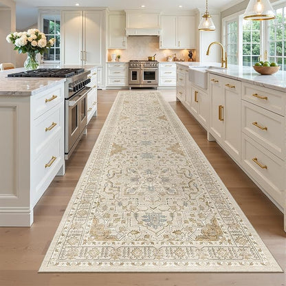 Madane Hallway Runner Rug 3x14 Washable Kitchen Runners Long, Soft Thin - Image 3