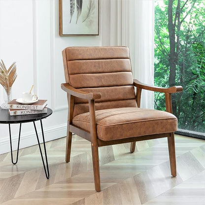 Container Furniture Direct Unique Mid Century Modern Accent Chair - Image 2