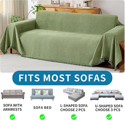 HAOMAIJIA Chenille Couch Cover Sofa Covers - Image 5