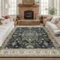 RELEANY Washable Area Rug, Square 8'x8', Water Repellent, Pet Friendly by RELEANY