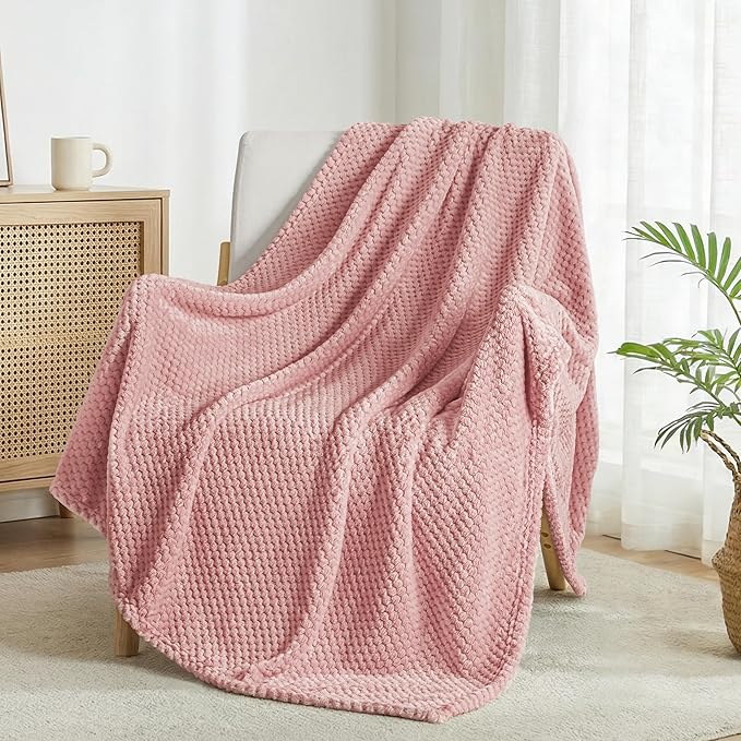 Exclusivo Mezcla Large Waffle Fleece Throw Blanket by ExclusivoMezcla