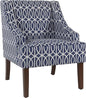 Homepop Home Decor Upholstered Classic Swoop Arm Accent Chair Accent Chairs by HomePop