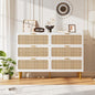 GarveeHome Rattan 6 Drawer Dressers by GarveeHome