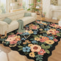 DUKINO 6x9 Area Rugs, Floral Washable Rug by DUKINO