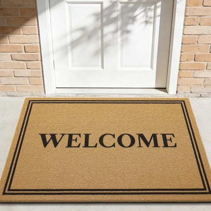 OLANLY Front Door Mat, Low Profile Doormat, Stain and Fade Resistant, - Image 2