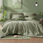 Monbix Full Size Comforter Set, Sage Green Bedding Comforter by Monbix