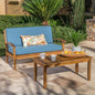 Eco-Friendly Love Seat and Coffee Table Combo, Sustainable Materials and Chic by Unknown
