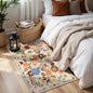 Beige Floral Hallway Runner Rug 2x4 by WelcometoBabovid