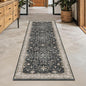 Black Boho Washable 2x6 Runner Rugs by HazoHaus