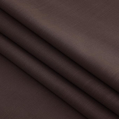 Coffee Linen Curtains for Living Room Back Tab Rod Pocket Semi Sheer Curtain 63 - Image 7