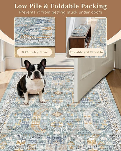Madane Washable Runner Rugs 2x12 Long - Image 10