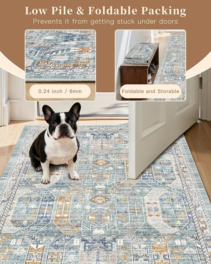 Madane Washable Runner Rug 2x6 Runners - Image 6