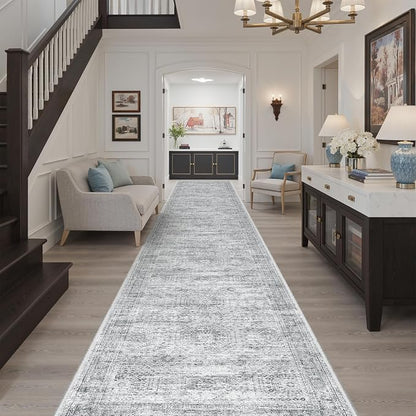 Soalmost Washable Hallway Runner Rug 3x16 Kitchen Entry Rugs Non-Slip, Foldable - Image 2