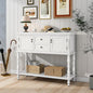 ARTPOWER Console Table with 2 Drawers, Retro Entryway Table with 2 Door by PowerofArtBetterforLife