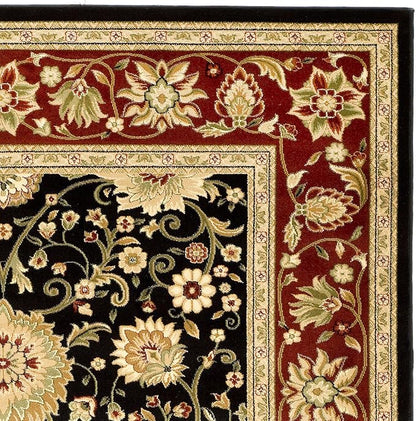 SAFAVIEH Lyndhurst Area Rug 6x8, Traditional Black & Red LNH212G - Image 8