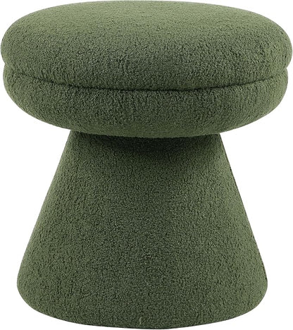 Furniture of America Rami Modern 18-inch Mushroom-Shape Upholstered Ottoman by FurnitureofAmerica