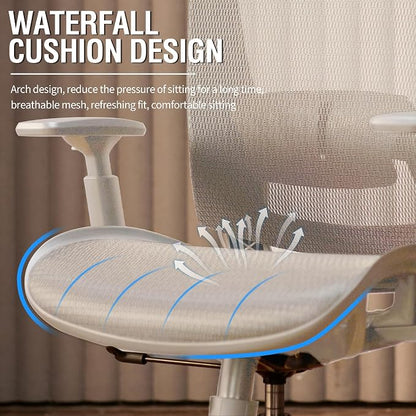 ELABEST Mesh Office Chair, Ergonomic Computer Desk Chair, Sturdy Task Chair- - Image 9