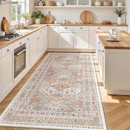 4x8 Rug Non Slip, Washable Hallway Runner Rug, Nursery Room, Soft Runner Rug - Image 4