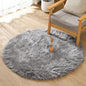 ORINOVA Silver Grey Shag Faux Sheepskin Fuzzy Fur Rugs by ORINOVA