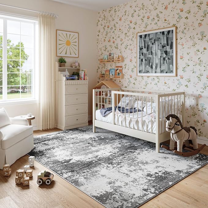 Washable Rug 4x6 Entryway Rugs for Living Room Bedroom Carpet, Dining Room Table - Image 5