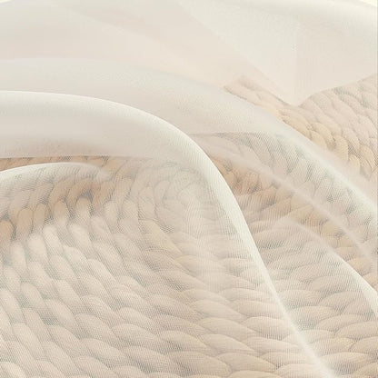 Chyhomenyc Cream Sheer Valances - Image 7