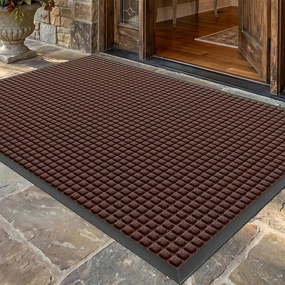 Front Door Mat Outside Entrance, Heavy Duty Waterproof Doormat | 47.5"x35.5" by WELDUN%E2%80%94IdealChoiceforHome