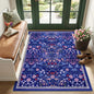 PLHXFR Area Rug Living Room: 3x5 Floral Washable Boho Soft Carpet Blue | by PLHXFRSoftAreaRugs