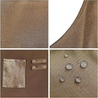 Barista Waitress Chef Cooking Aprons Waterproof Canvas Hair Stylists Apron with 3 Pockets for Women