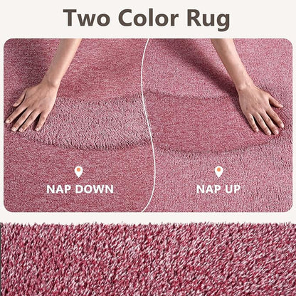 2x6 Red/White Runner Rug Washable Non-Slip - Image 9