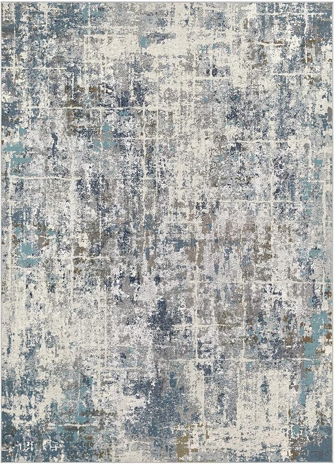 DMOYEST Area Rug Living Room Rugs 9x12 Washable Abstract Carpet | Neutral - Image 9