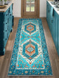 SERISSA 2x5 Washable Non Slip Boho Runner Rug by SERISSAHomeDecorCollection