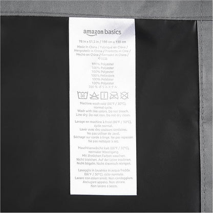 Amazon Basics Portable Energy Saving Noise Reducing Blackout Curtain Shade - Image 5