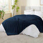 BEDELITE Navy Queen Blanket for Bed, Soft Cozy Gifts for Women, 90 * 90 | 3D by BEDELITE