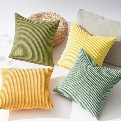Topfinel Euro Shams Decorative Throw Pillow Covers 26x26 Inch Set of 4 - Image 5