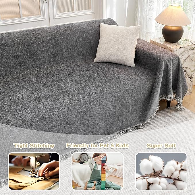 MYSKY HOME Couch Cover for Dogs Washable, Couch Covers Couch Covers for Dogs - Image 2