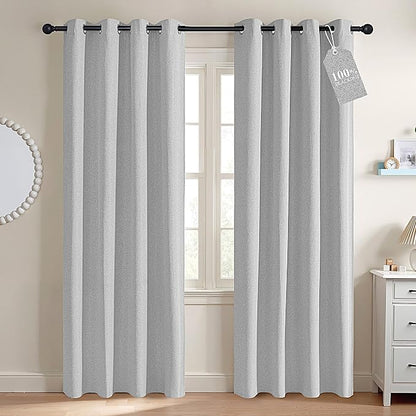 NICETOWN White Blackout Curtains by NICETOWN