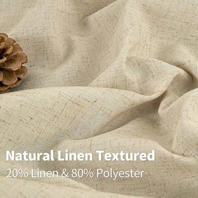 YoungsTex Burlap Linen Curtains - Image 4