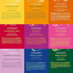Creano Organic Fruit Tea - Herbal Tea Gift Set – 27 Organic Tea Bags in 9 Dreamy Varieties – 54 g