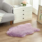 Stratford Park Lilac Bloom Faux Fur Rug, Super Soft Fluffy Area Rug by stratfordpark