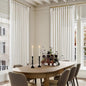 102 Inch Long Linen Curtains Extra Wide 70 Inch Width Natural | Pinch Pleated by Twodrapes