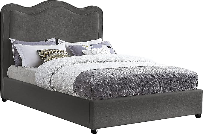 Meridian Furniture FelixGrey-Q Felix Collection Modern | Contemporary Linen by MeridianFurniture