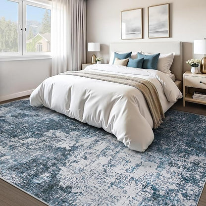 pmtsns Area Rugs 8x10 for Living Room: Washable Rug Modern Abstract Neutral - Image 2