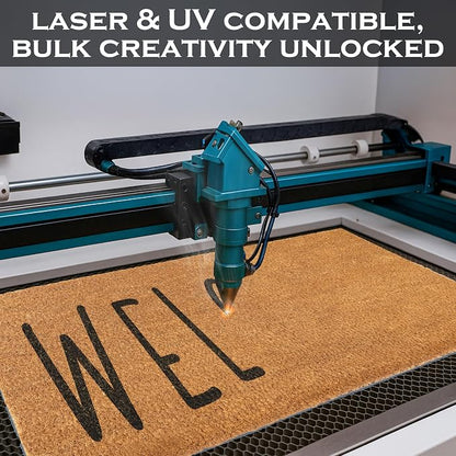 Blank Doormat Coir 30x17 Inch for Screen Printing, Welcome Mat Outdoor 10pk | - Image 6