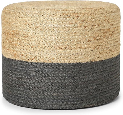 REDEARTH · Cylindrical Pouf Foot Stool Ottoman - Image 3