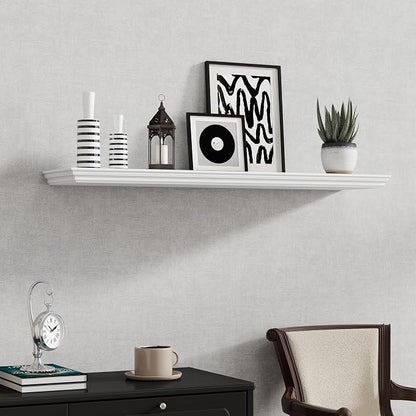 Fun Memories Floating Shelves 40 Inch Long, 9.3 Inch Deep Classic Crown Molding - Image 7