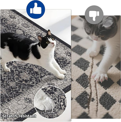 3 Pieces Kitchen Rug Sets: Farmhouse Washable Non-Slip Floor Mat - Image 7