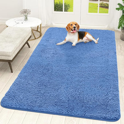 OLANLY Dog Door Mat for Muddy Paws 70x46, Super Absorbent Chenille Mud Mat | by OLANLY