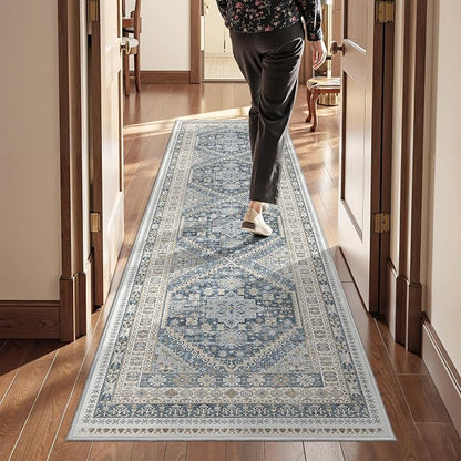 Runner Rug 2x8 Runners for Hallways Non Slip Washable, Low Pile Soft Hallway - Image 4