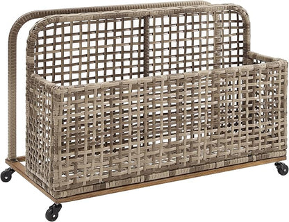 Crosley Furniture Ridley Wicker Outdoor Storage Pool Caddy by CrosleyFurniture